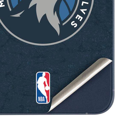 NBA Minnesota Timberwolves Distressed Galaxy A55 5G Skin